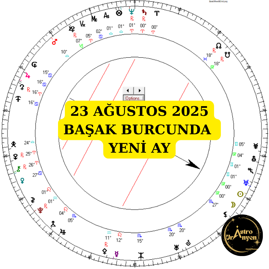 23 AĞUSTOS 2025 BAŞAK YENİ AYI