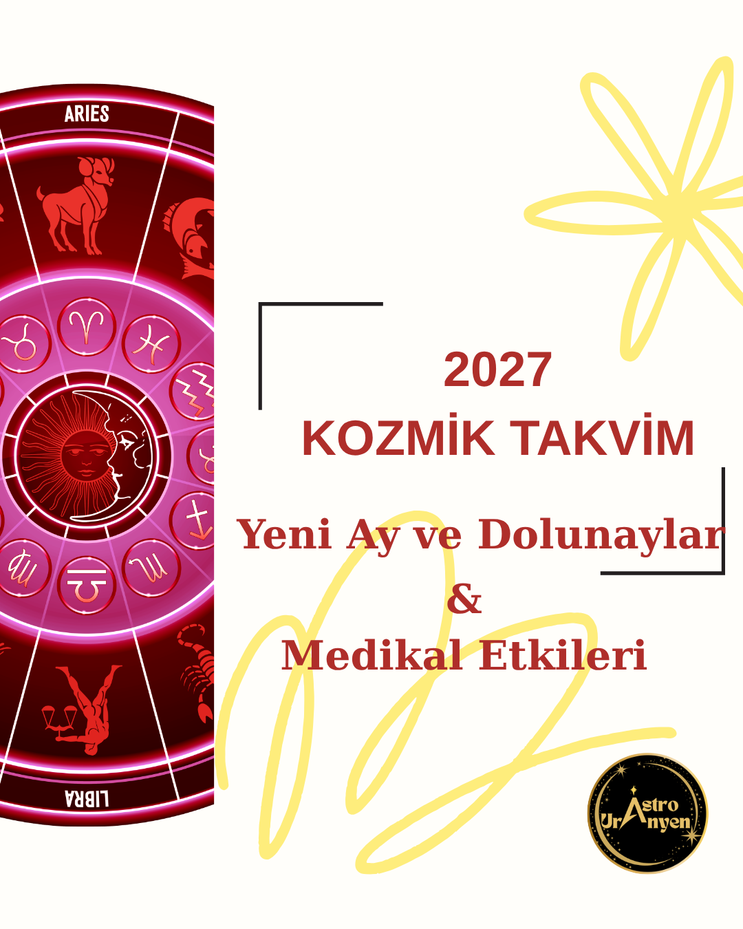 2027 Yeni Ay ve Dolunaylar